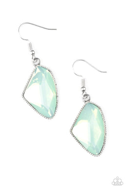 Paparazzi Mystic Mist - Green Earring - Be Adored Jewelry