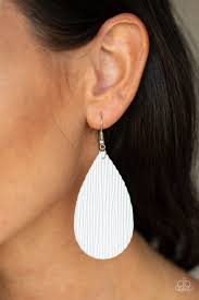 Be Adored Jewelry Natural Resources White Paparazzi Earring