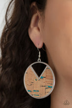 Load image into Gallery viewer, Be Adored Jewelry Nod to Nature Blue Paparazzi Earring