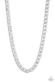Be Adored Jewelry Omega Silver Paparazzi Urban Necklace