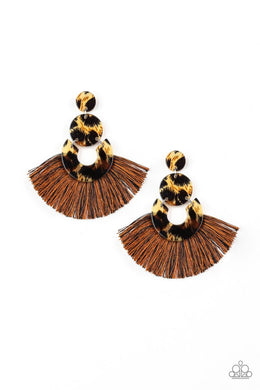 Paparazzi Accessories One Big Party ANIMAL - Multi Earring - Be Adored Jewelry