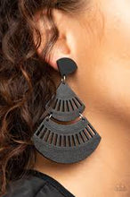 Load image into Gallery viewer, Be Adored Jewelry Oriental Oasis Black Paparazzi Earring