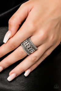 Paparazzi Out for the Count - Silver Ring - Be Adored Jewelry