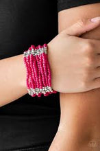 Load image into Gallery viewer, Paparazzi Outback Odyssey - Pink Bracelet - Be Adored Jewelry