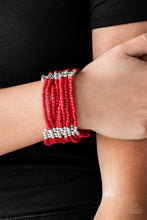 Load image into Gallery viewer, Paparazzi Outback Odyssey - Red Bracelet - Be Adored Jewelry
