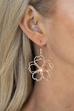 Load image into Gallery viewer, Be Adored Jewelry  Petal Power Rose Gold Paparazzi Earring