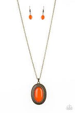Load image into Gallery viewer, Practical Prairie - Paparazzi Orange Necklace - Be Adored Jewelry
