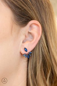 Paparazzi Accessories Radical Refinement - Blue Earring - Be Adored Jewelry