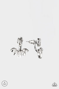 Paparazzi Accessories Radical Refinement - White Earring - Be Adored Jewelry