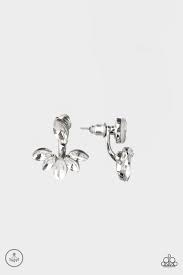 Be Adored Jewelry Radical Refinement White Paparazzi Earring