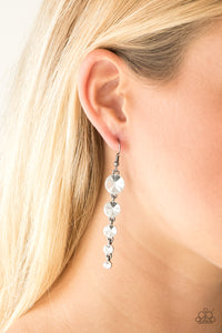 Paparazzi Accessories Raining Rhinestones - Black Earring - Be Adored Jewelry