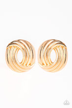 Load image into Gallery viewer, Rare Refinement - Paparazzi Gold Post Earring - Be Adored Jewelry