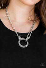 Load image into Gallery viewer, Paparazzi Accessories Razzle Dazzle - Silver Necklace - Be Adored Jewelry