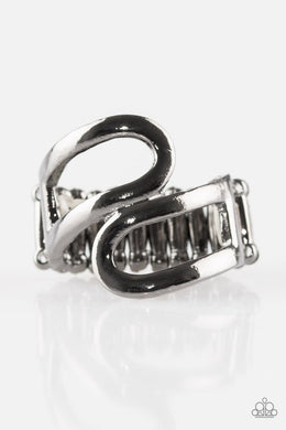 Paparazzi Accessories Really Retro - Black Ring - Be Adored Jewelry