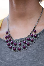 Load image into Gallery viewer, Paparazzi Accessories Really Rococo - Purple Necklace Glimpse of Malibu Fashion Fix - Be Adored Jewelry