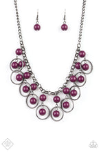 Load image into Gallery viewer, Paparazzi Accessories Really Rococo - Purple Necklace Glimpse of Malibu Fashion Fix - Be Adored Jewelry