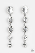 Load image into Gallery viewer, Paparazzi Accessories Red Carpet Radiance - White Rhinestones Earring - Be Adored Jewelry