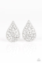 Load image into Gallery viewer, Be Adored Jewelry REIGN-Storm White Paparazzi Earring