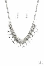 Ring Leader Radiance - Paparazzi Silver Necklace - Be Adored Jewelry
