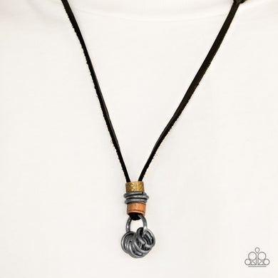 Paparazzi Accessories Ringmaster - Black Urban Necklace - Be Adored Jewelry
