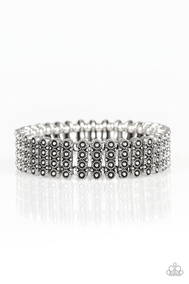 Paparazzi Rise With The Sun - Silver Bracelet - Be Adored Jewelry