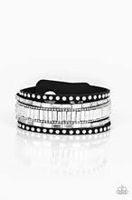 Load image into Gallery viewer, Be Adored Jewelry Rock Star Rocker Black Paparazzi Urban Bracelet