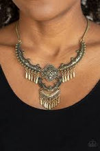 Load image into Gallery viewer, Rogue Vogue - Paparazzi Brass Necklacae - Be Adored Jewelry