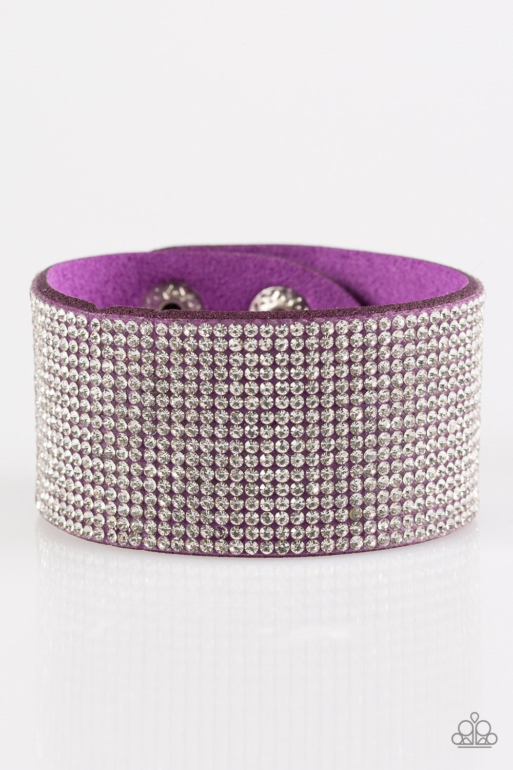 Paparazzi Accessories Roll With The Punches - Purple Urban Bracelet - Be Adored Jewelry