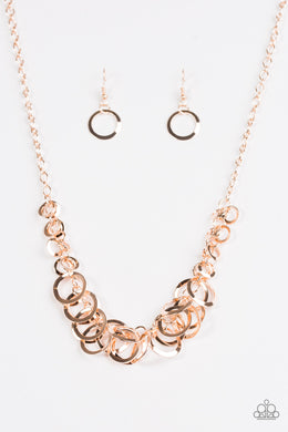 Paparazzi Accessories Royal Circus Rose Gold Necklace - Be Adored Jewelry