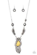 Load image into Gallery viewer, Be Adored Jewelry Ruler of The Roost Yellow Paparazzi Necklace