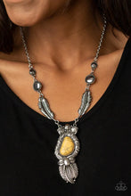 Load image into Gallery viewer, Be Adored Jewelry Ruler of The Roost Yellow Paparazzi Necklace