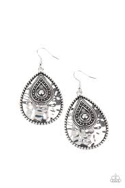 Be Adored Jewelry Rural Muse Silver Paparazzi Earring