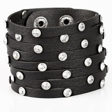 Load image into Gallery viewer, Paparazzi Accessories Sass Squad - Black Bracelet - Be Adored Jewelry