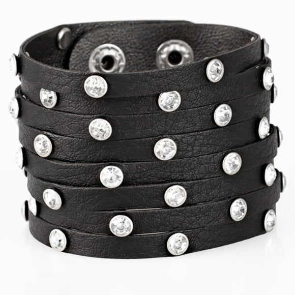 Sass squad top black bracelet paparazzi