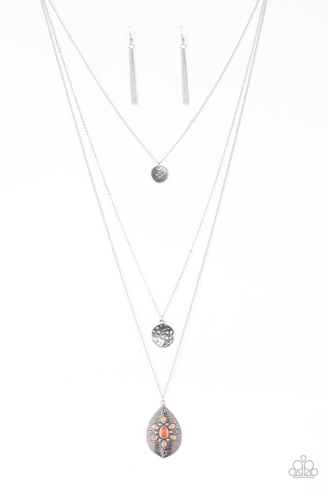 Sedona Summers - Paparazzi Orange Necklace - Be Adored Jewelry