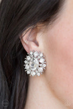 Load image into Gallery viewer, Be Adored Jewelry Serious Star Power White Paparazzi Clip-On Earring