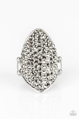 Paparazzi Shazam! - Silver Ring - Be Adored Jewelry
