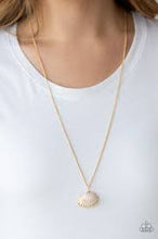 Load image into Gallery viewer, Show and SHELL - Paparazzi Gold Necklace - Be Adored Jewelry