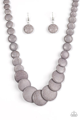 Be Adored Jewelry Sierra Mountain Silver Paparazzi Necklace 