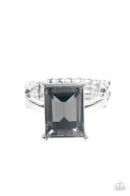 Be Adored Jewelry Social Glow Silver Paparazzi Ring 