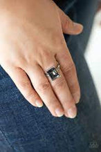 Load image into Gallery viewer, Be Adored Jewelry Social Glow Silver Paparazzi Ring 