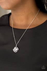 Speaking of Timeless - Paparazzi Silver Necklace - Be Adored Jewelry
