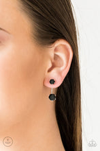 Load image into Gallery viewer, Paparazzi Accessories Starlet Squad - Black Post Earring - Be Adored Jewelry