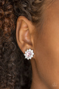 Paparazzi Accessories Starry Nights - Pink Post Earring - Be Adored Jewelry