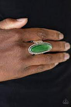 Load image into Gallery viewer, Be Adored Jewelry Stone Mystic Green Paparazzi Ring