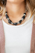 Load image into Gallery viewer, Stunningly Stone Age - Paparazzi Black Necklace - Be Adored Jewelry