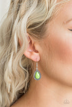 Load image into Gallery viewer, Paparazzi Accessories Summer Vacay - Green Earring - Be Adored Jewelry