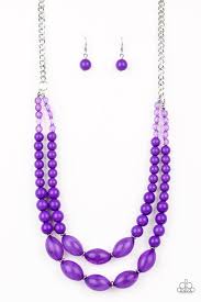 Sundae Shoppe Paparazzi Purple Necklace - Be Adored Jewelry