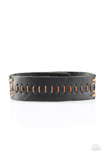 Load image into Gallery viewer, Paparazzi Accessories Take One For The Team - Brown Stitched Urban Bracelet - Be Adored Jewelry