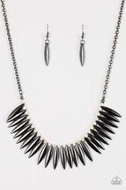 Be Adored Jewelry Tameless Tigress White Paparazzi Necklace